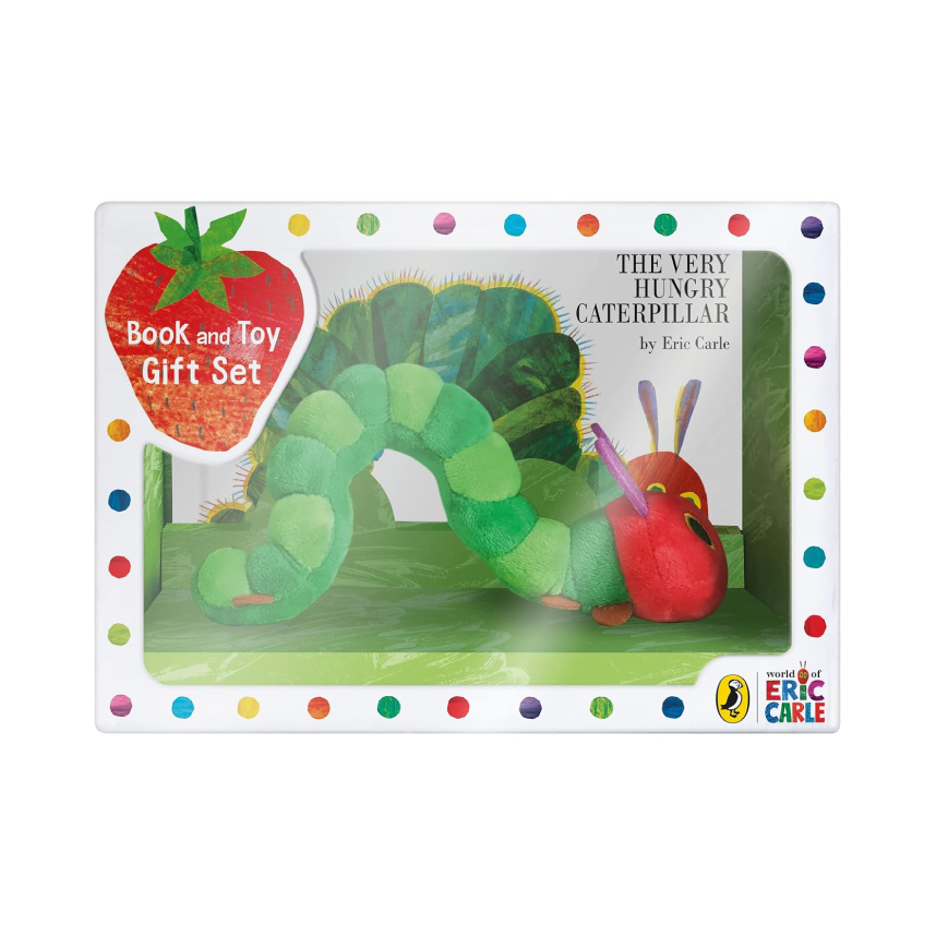 The Very Hungry Caterpillar by Eric Carle (Book & Toy Gift Set)