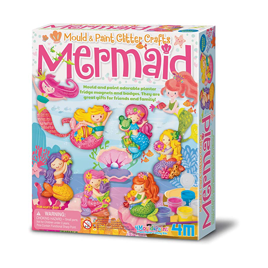 4M Mould & Paint Glitter Mermaid