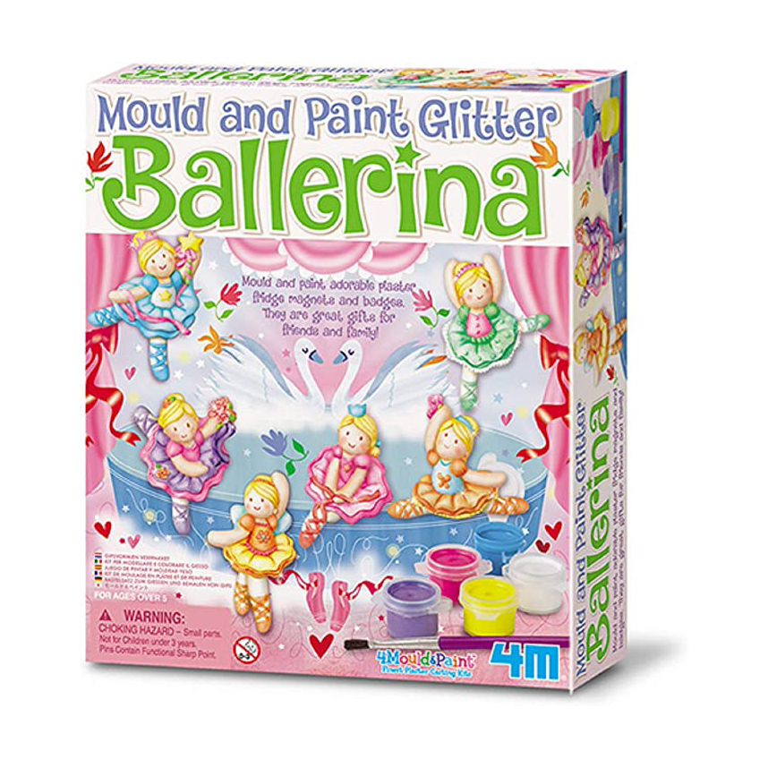 4M Mould & Paint Glitter Ballerina