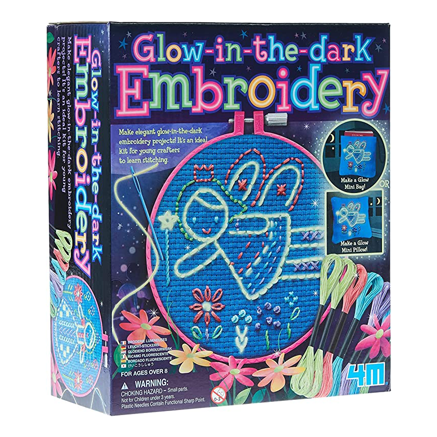 4M Glow-In-The-Dark Embroidery