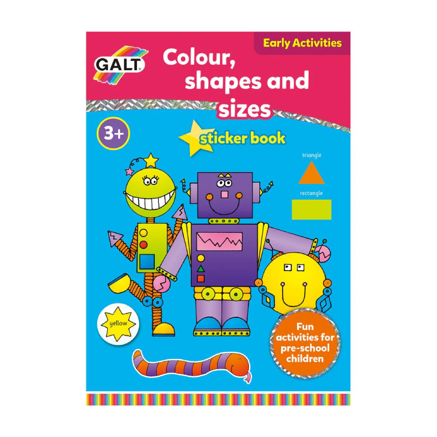 Galt Colour, Shapes And Sizes Book