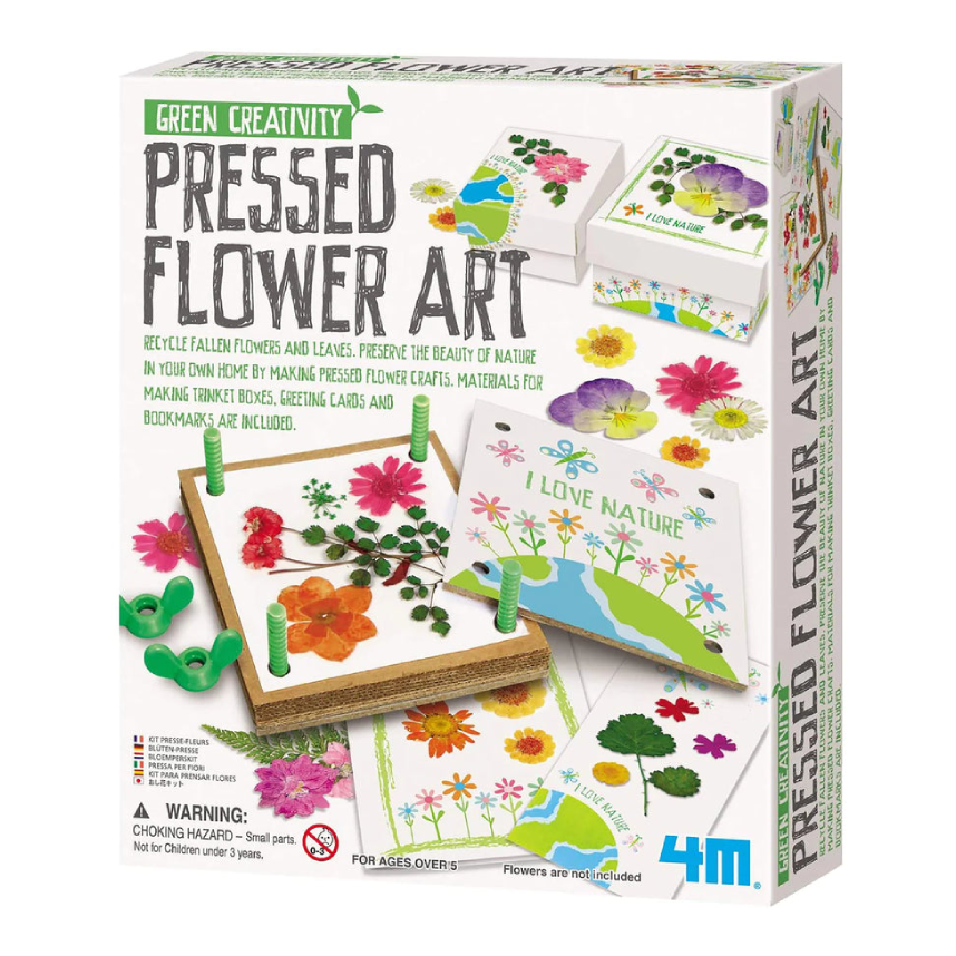 4M Green Creativity Pressed Flower Art