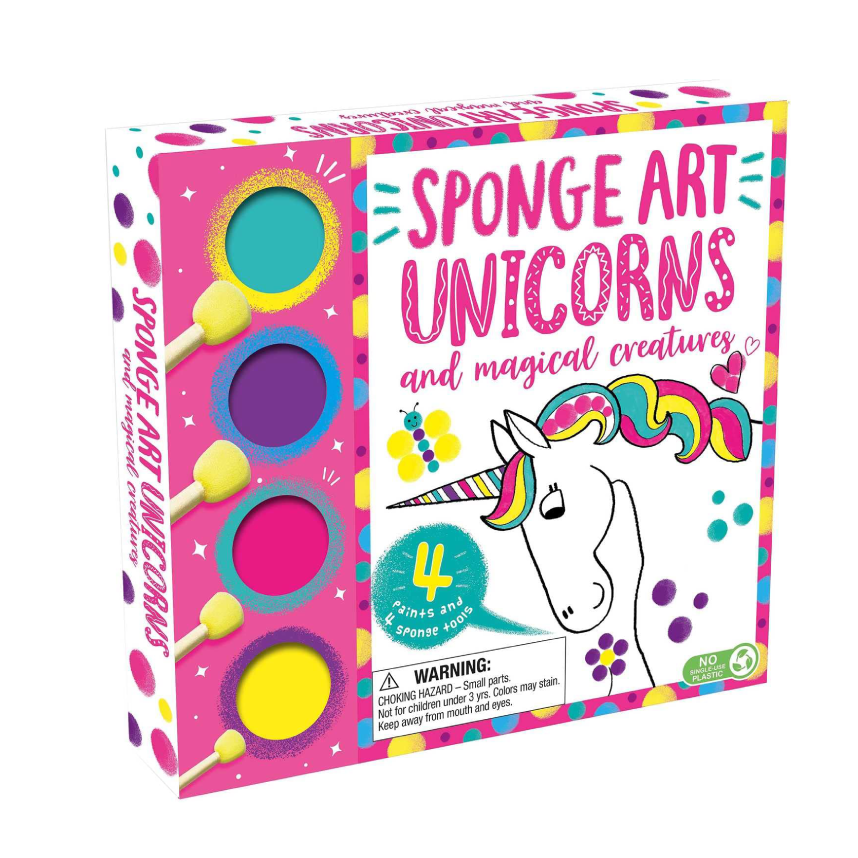 Craft And Carry Activity Kit Sponge Art Unicorns