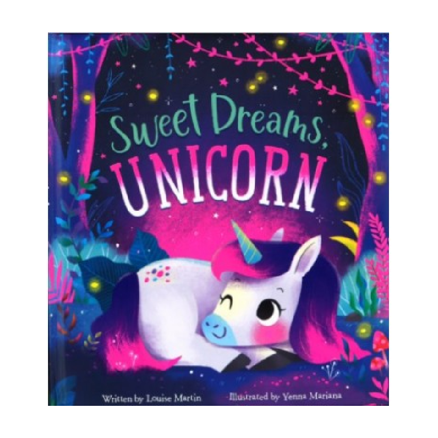 Picture Book Padded Portrait Sweet Dreams Unicorn