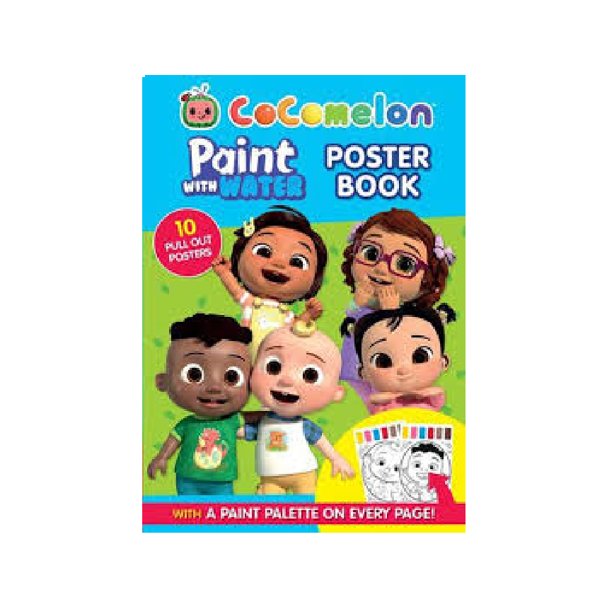 Cocomelon Paint With Water Books