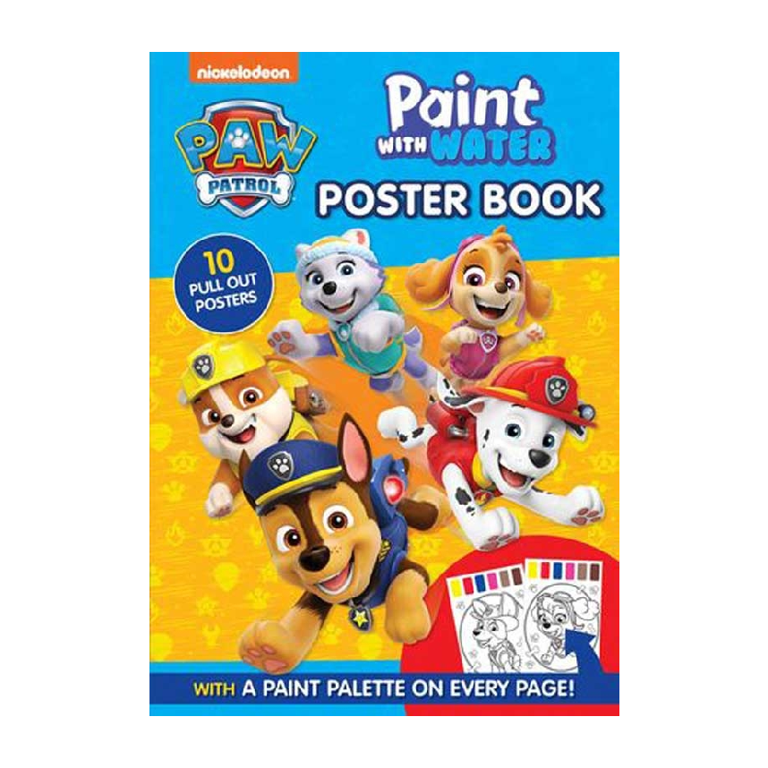 Paw Patrol: Paint With Water Books