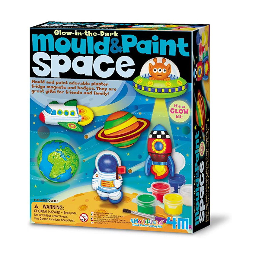 4M Mould & Paint Glow-In-The-Dark Space