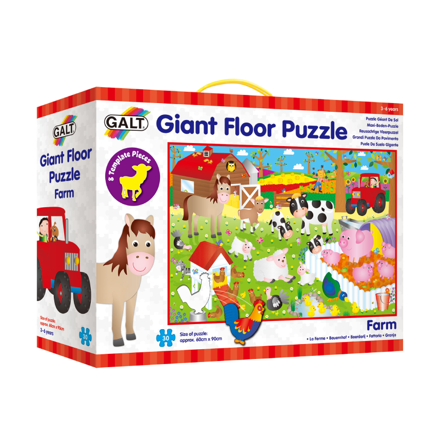 Galt Giant Floor Puzzles: Farm