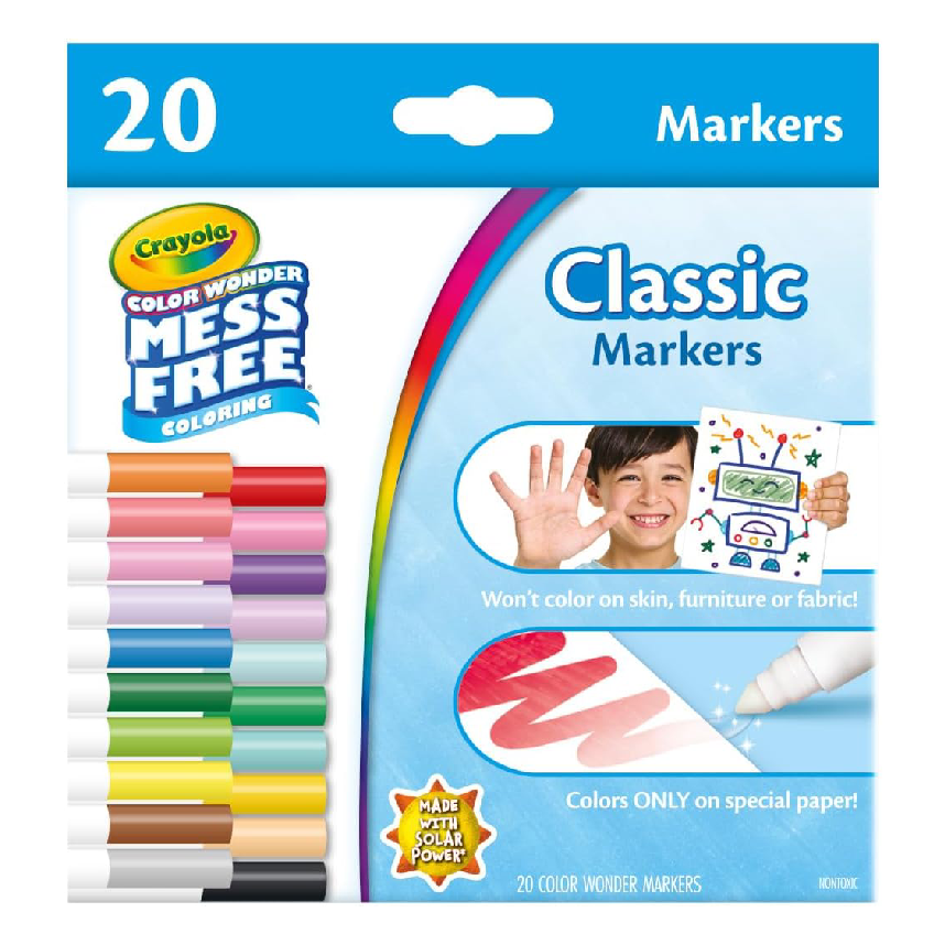 Crayola Wonder Markers (20ct)