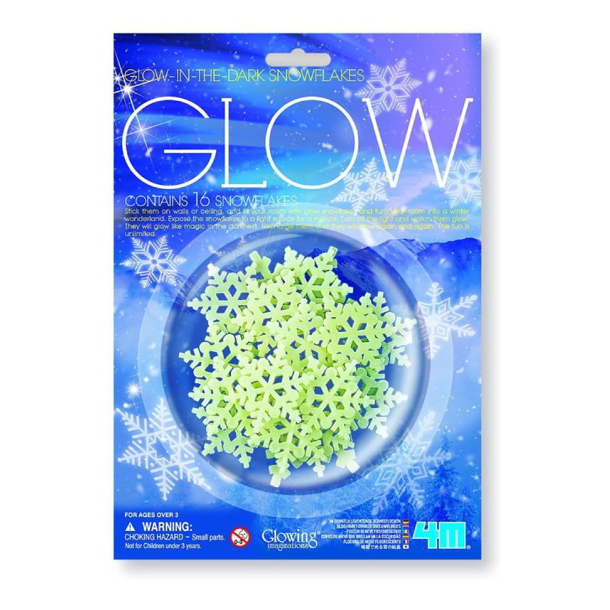 4M Glow-In-The-Dark: Snowflakes