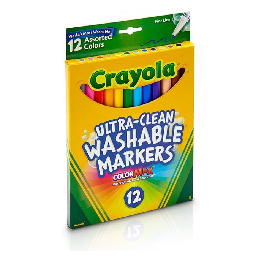 Crayola Ultra-Clean Washable Markers Colormax 12ct