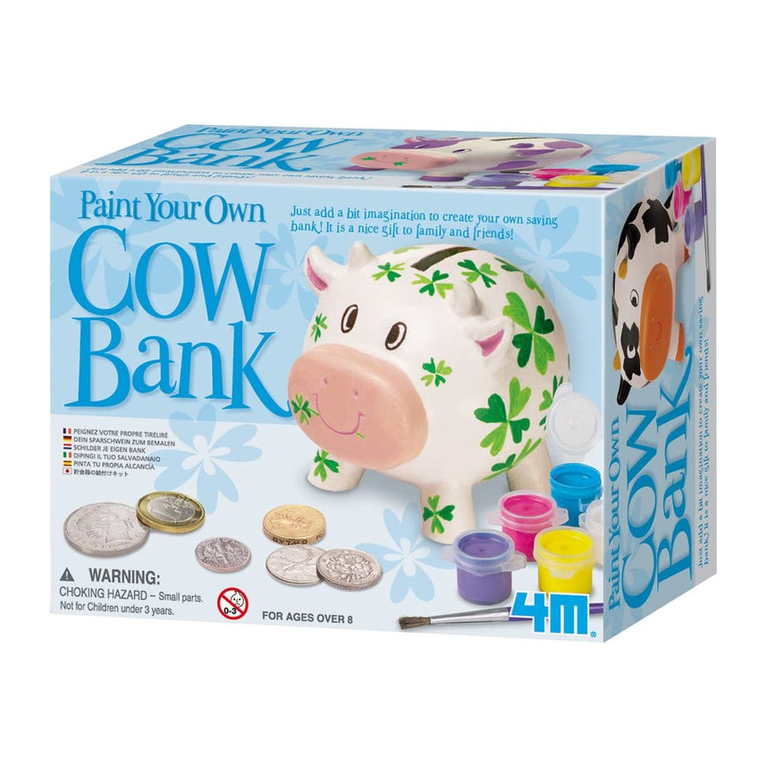 4M Paint Your Own Cow Bank