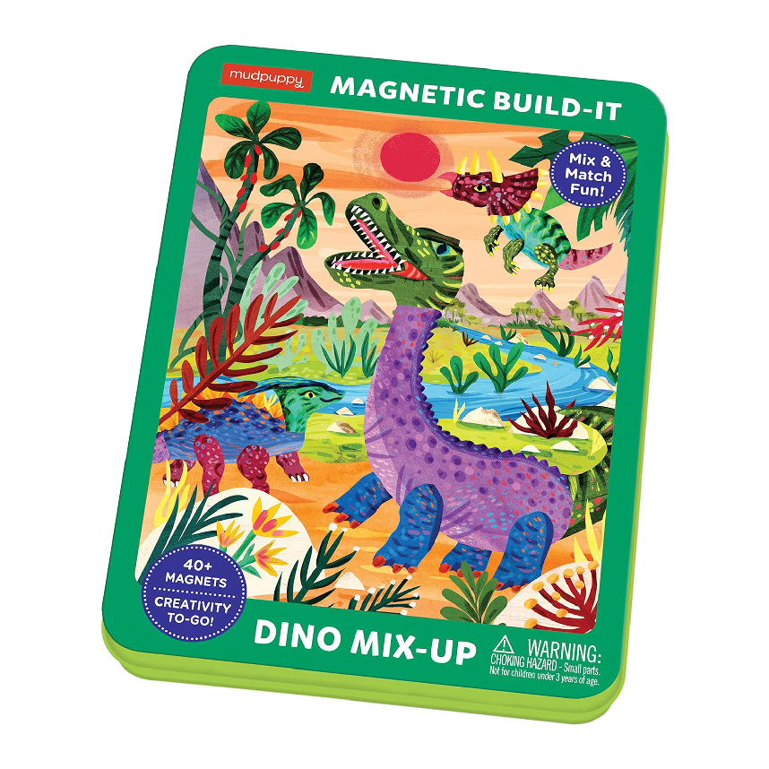 Mudpuppy Mix-Up Magnetic Build-It: Dino