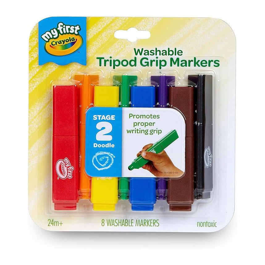 Crayola My First Crayola: Tripod Grip Markers