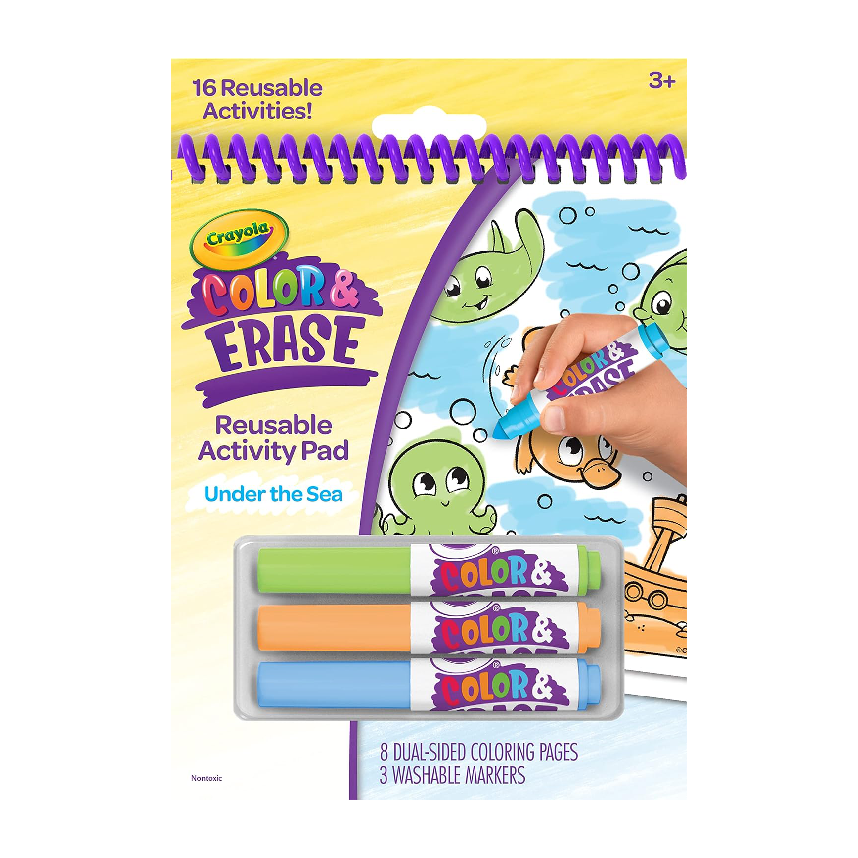 Crayola Sea Color and Erase Reusable Activity Pad