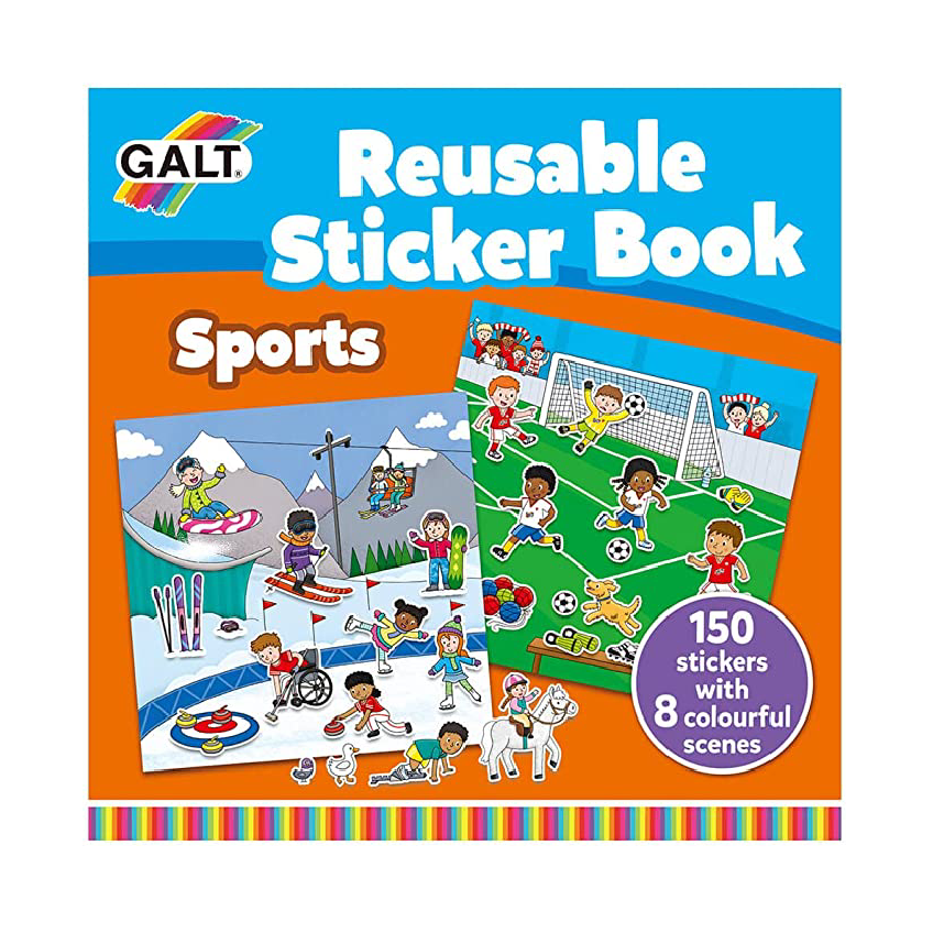 Galt Reusable Sticker Book: Sports