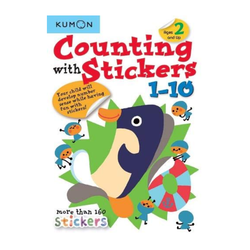 Kumon Counting With Stickers 1-10