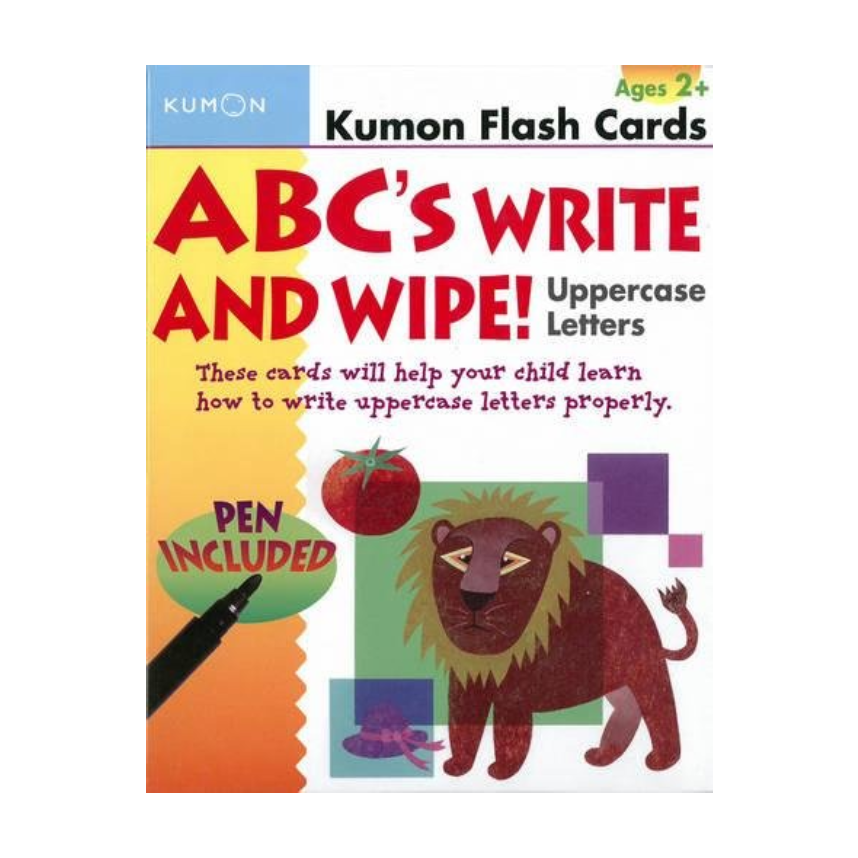 Kumon Flash Cards: ABCs Write & Wipe: Uppercase