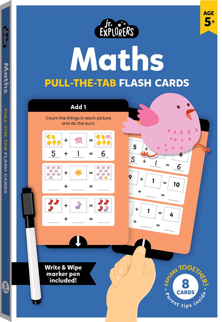 Junior Explorers Pull and Learn Flashcards: Maths