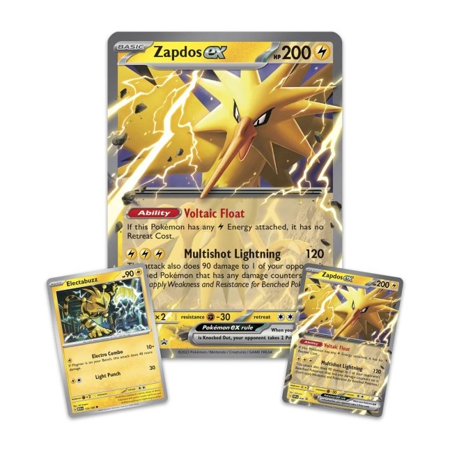 TCG Pokemon SV 151 Collection Zapdos Ex Box