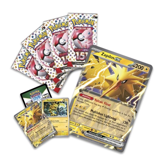 TCG Pokemon SV 151 Collection Zapdos Ex Box