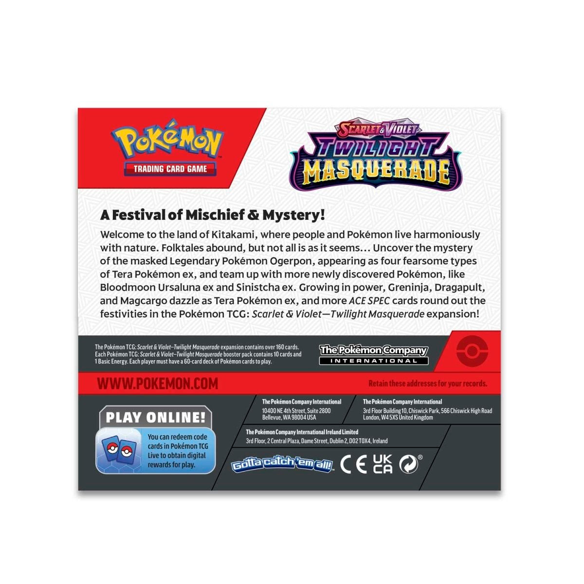 Pokemon TCG SV06 Scarlet & Violet Twilight Masquerade