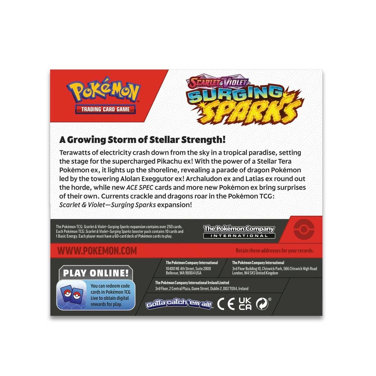 Pokemon TCG SV08 Surging Sparks