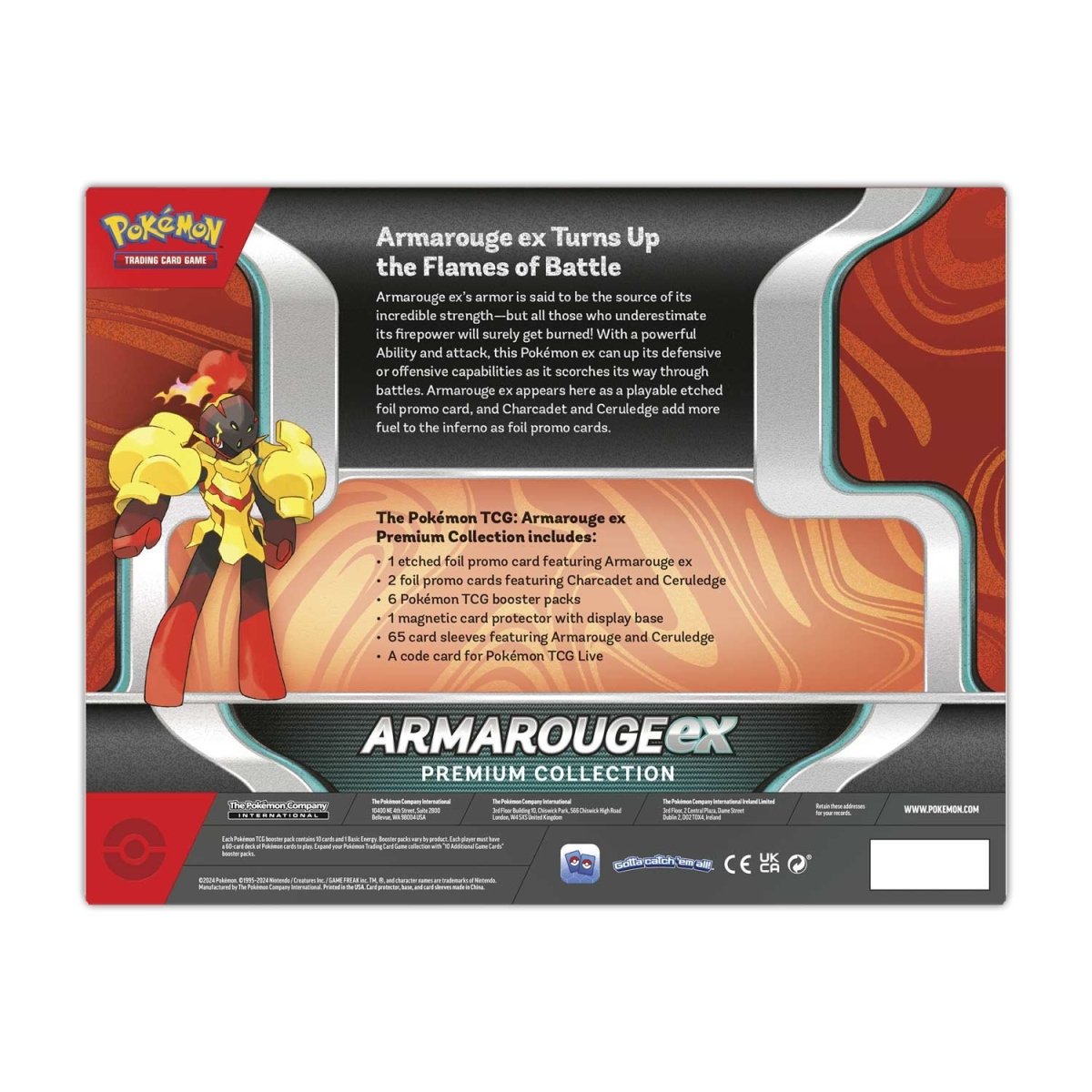 Pokemon TCG Armarouge EX Premium Collection