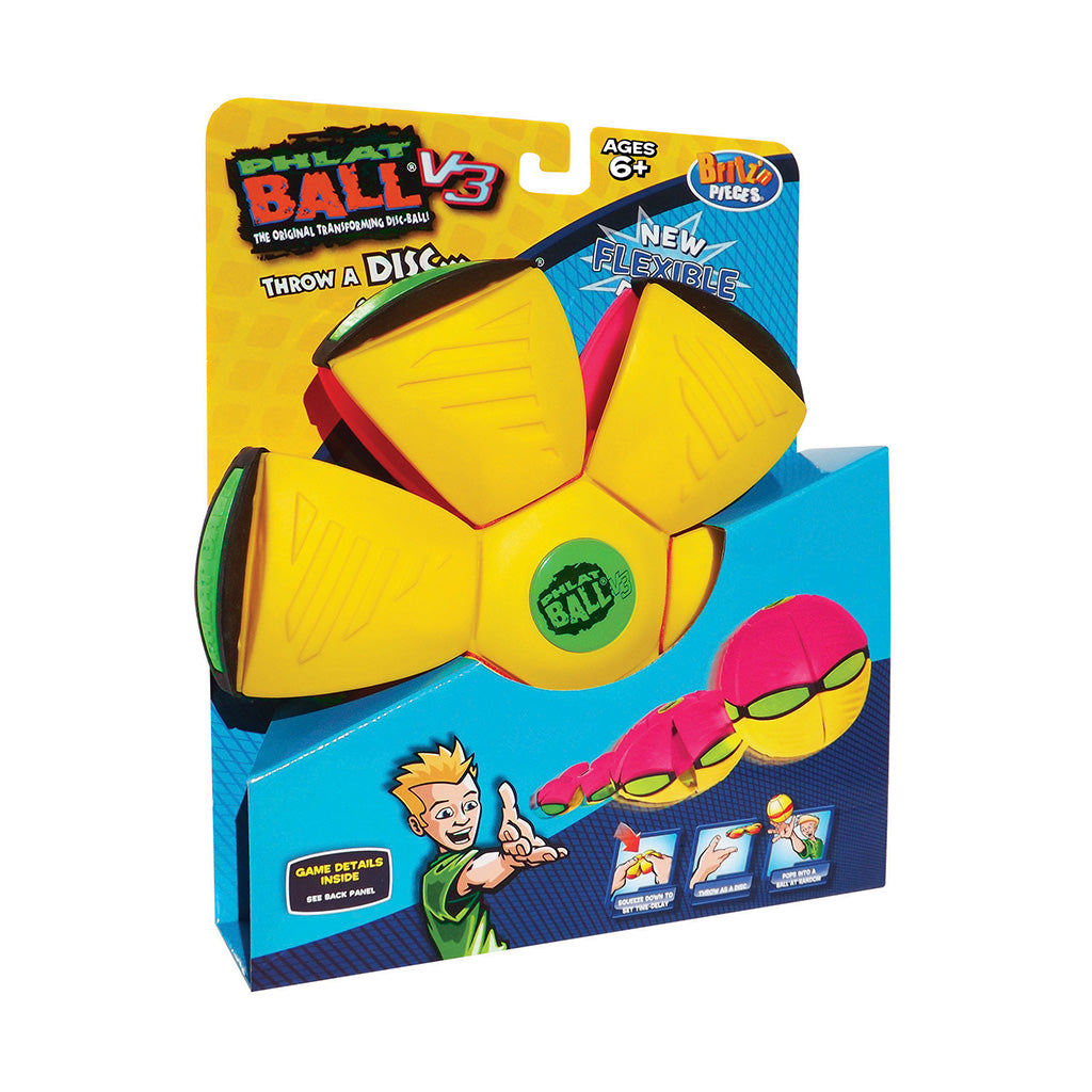 Britzn Pieces Phlat Ball (Green/Red/Yellow)