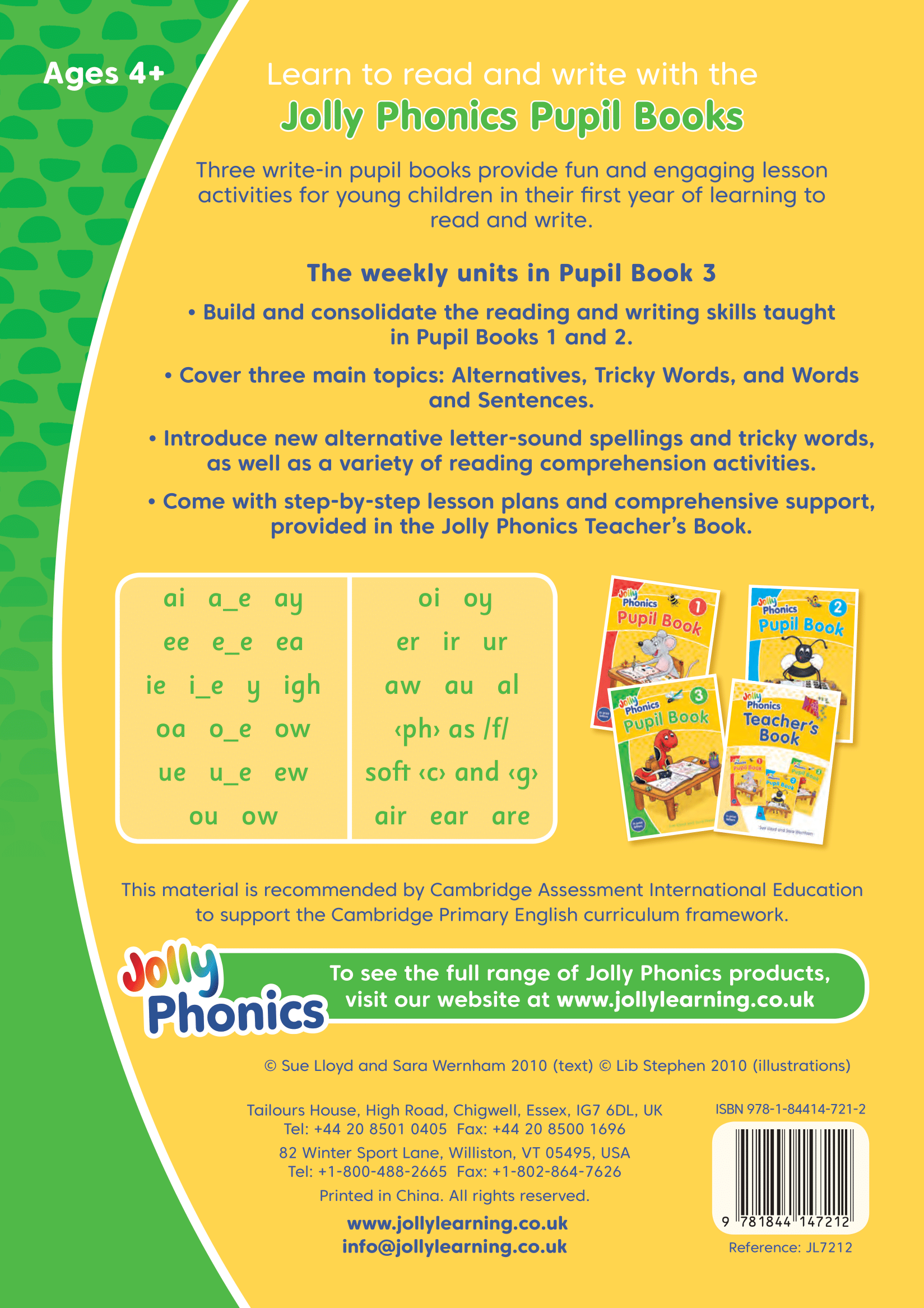 Jolly Phonics Pupil Book 3