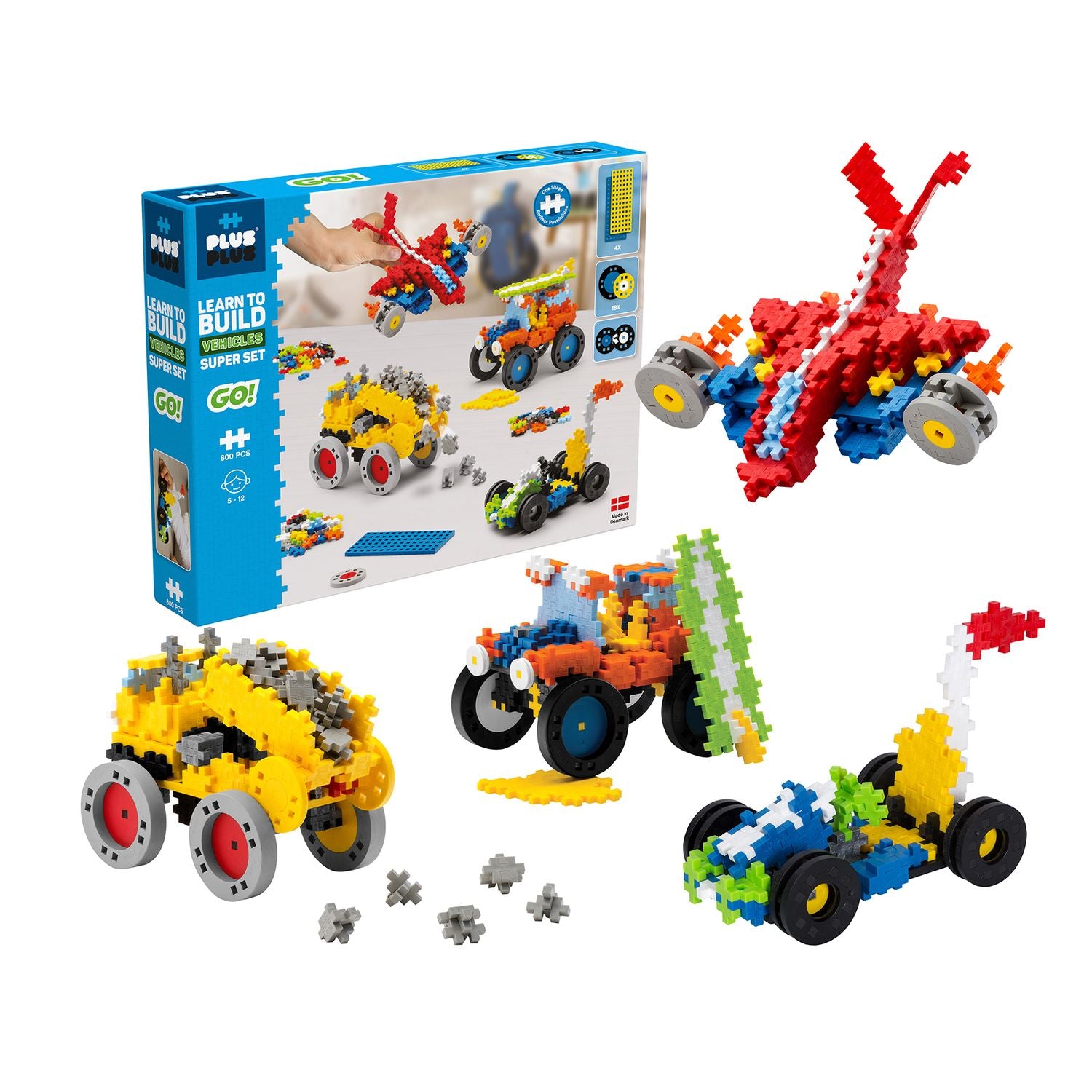 Plus-Plus Learn to Build Go! Vehicles Super Set