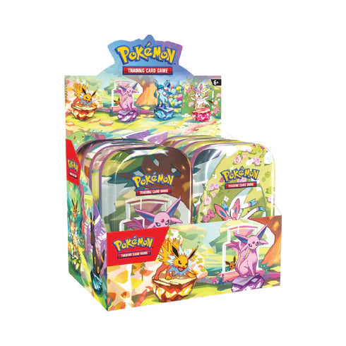 Pokemon TCG SV8.5 Prismatic Evolutions Mini Tin (Case of 8)