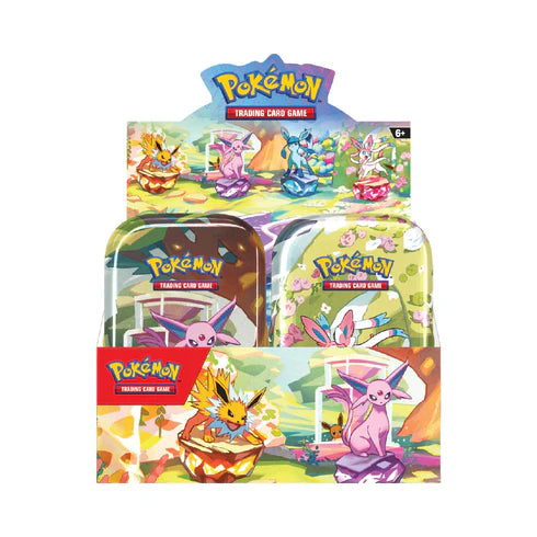 Pokemon TCG SV8.5 Prismatic Evolutions Mini Tin (Case of 8)