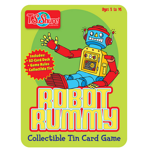 TS Shure Collectible Tin Card Game: Robot Rummy