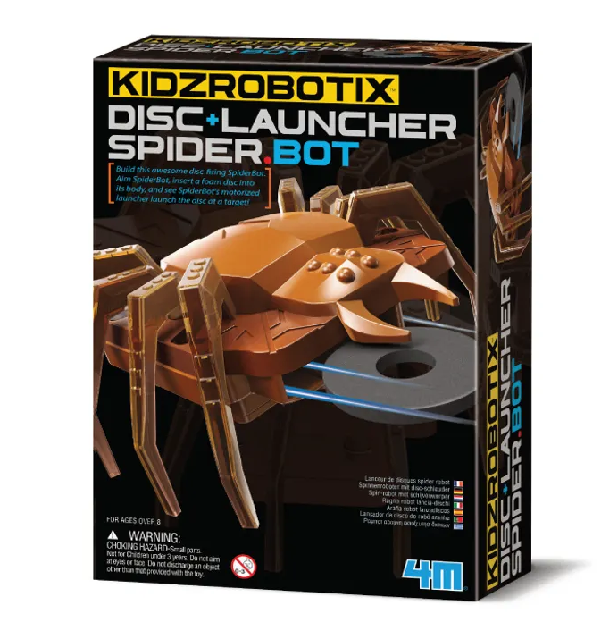 4M KidzRobotix Disc Launcher Spider Bot