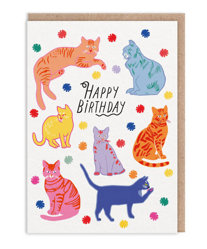 Ohh Deer Happy Birthday Cats