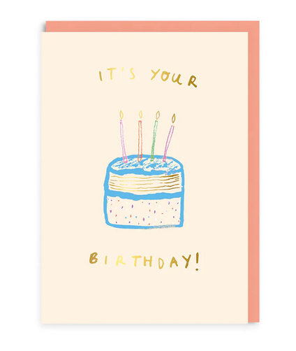 Ohh Deer Its Your Birthday Cake Greeting Card