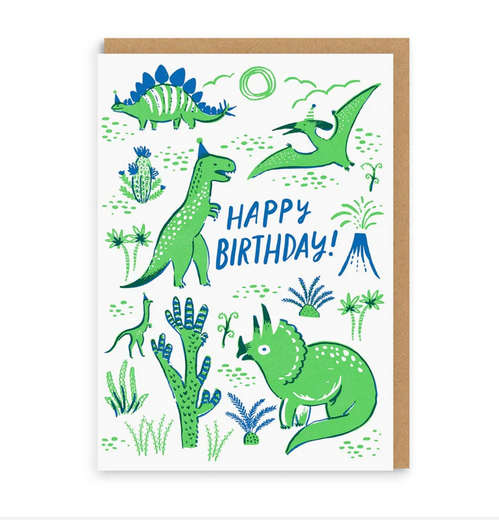 Ohh Deer Happy Birthday Dinosaur