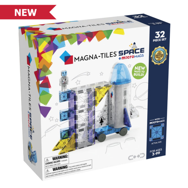 Magna-Tiles Space + Micromags: 32-Piece Set