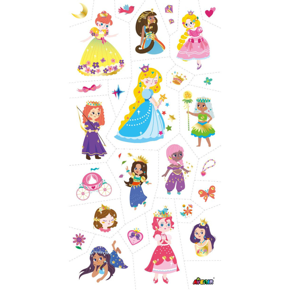 Avenir Tattoo Sticker - Princess