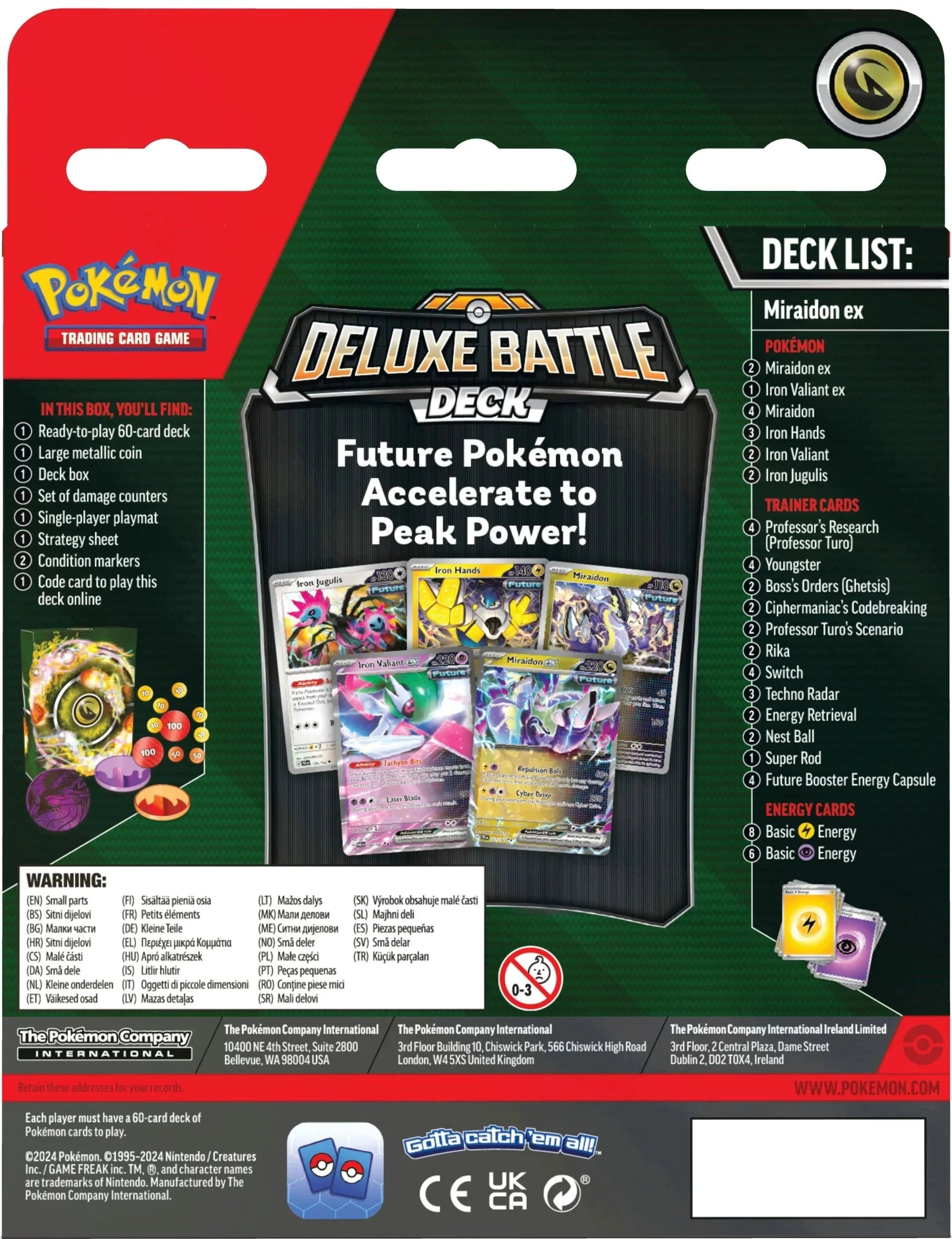 Pokemon TCG Deluxe Battle Deck Miraidon ex