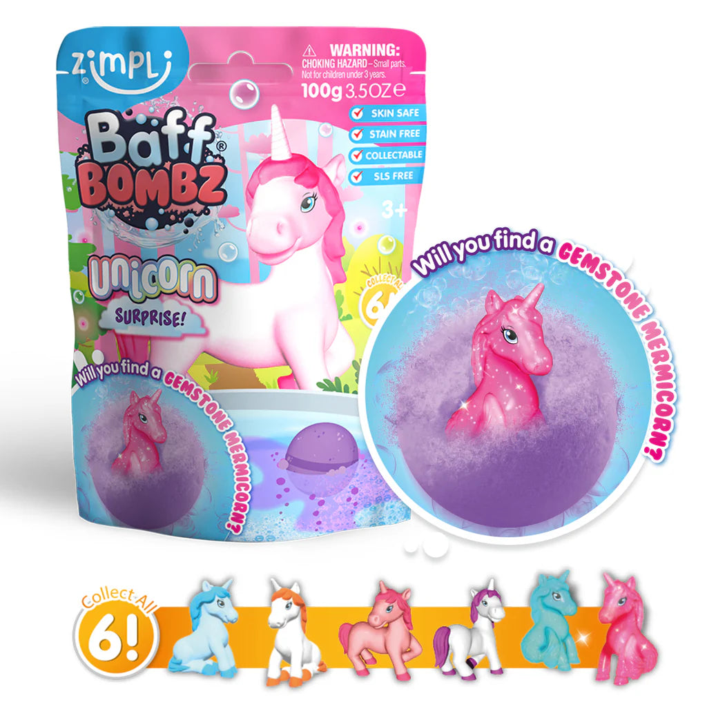 Zimpli Kids Baff Bombz Unicorn Surprise (110g)