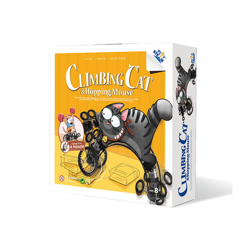 PlaySTEM Climbing Cat & Hopping Mouse