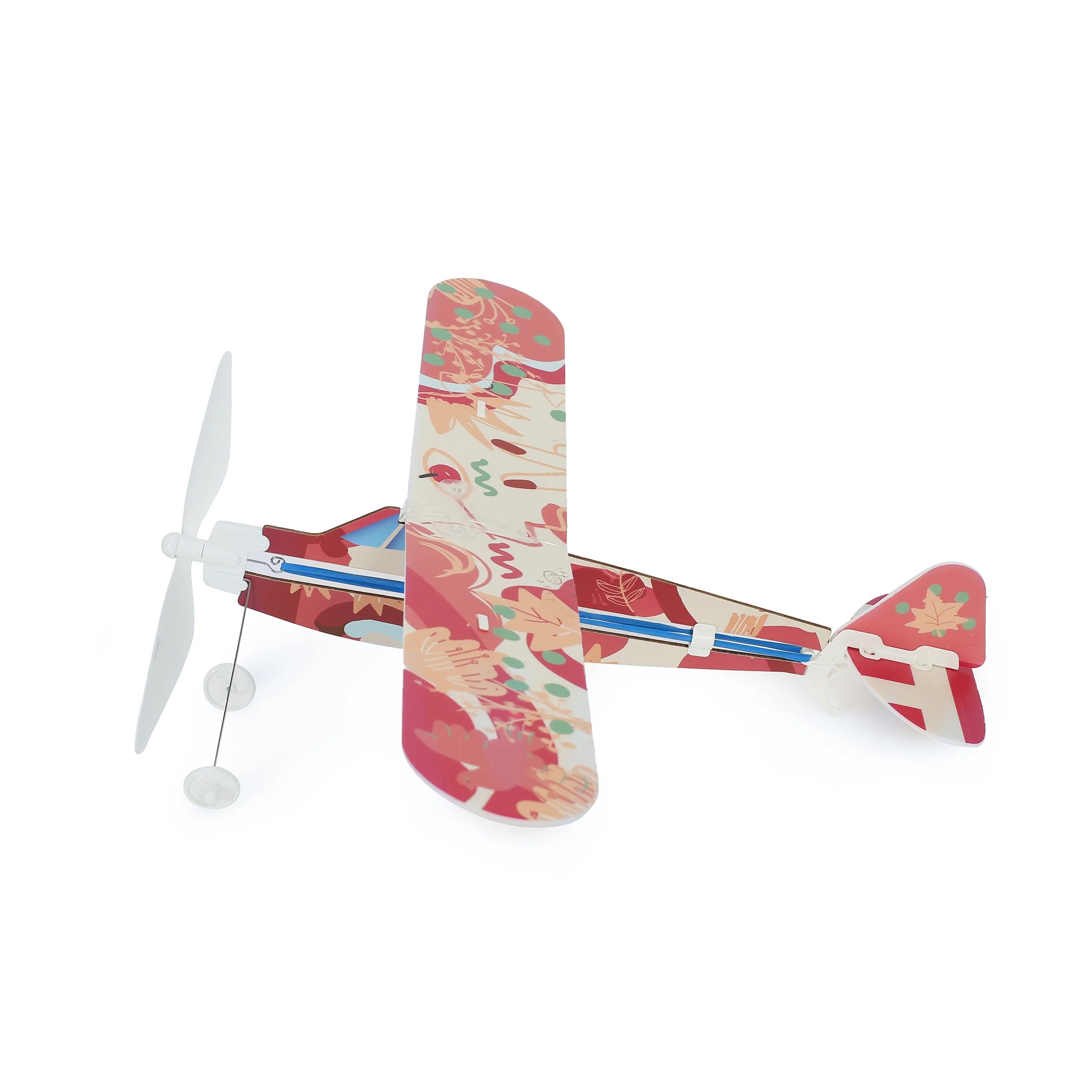 PlaySTEM Rubber Band Airplane Science - High Wing