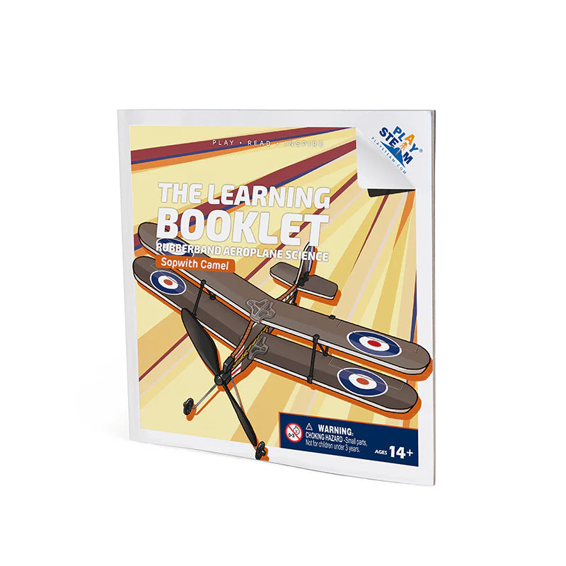 PlaySTEM Rubber Band Airplane Science - Sopwith Camel