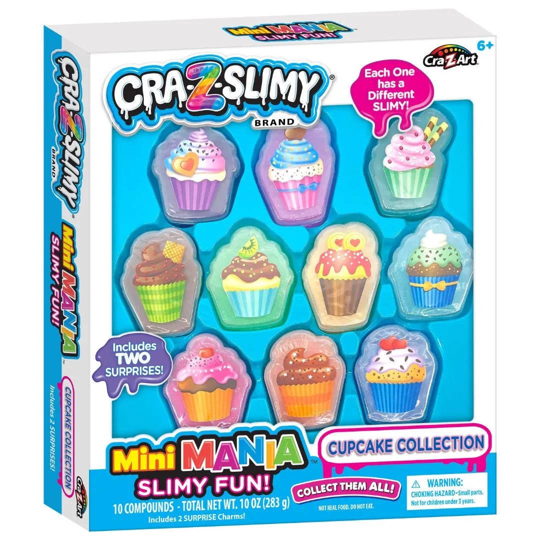 Cra-Z-Slimy Mini Mania Slimy Fun Cupcake Collection