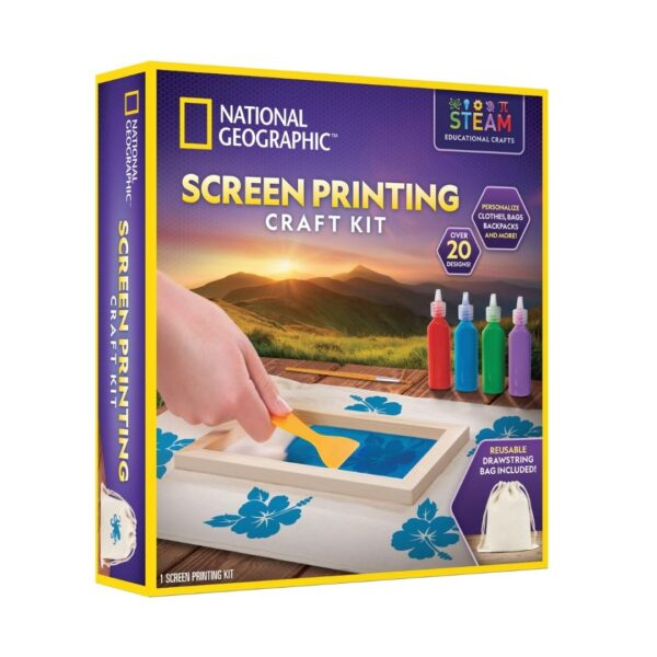 National Geographic Screen Printing Craft Kit