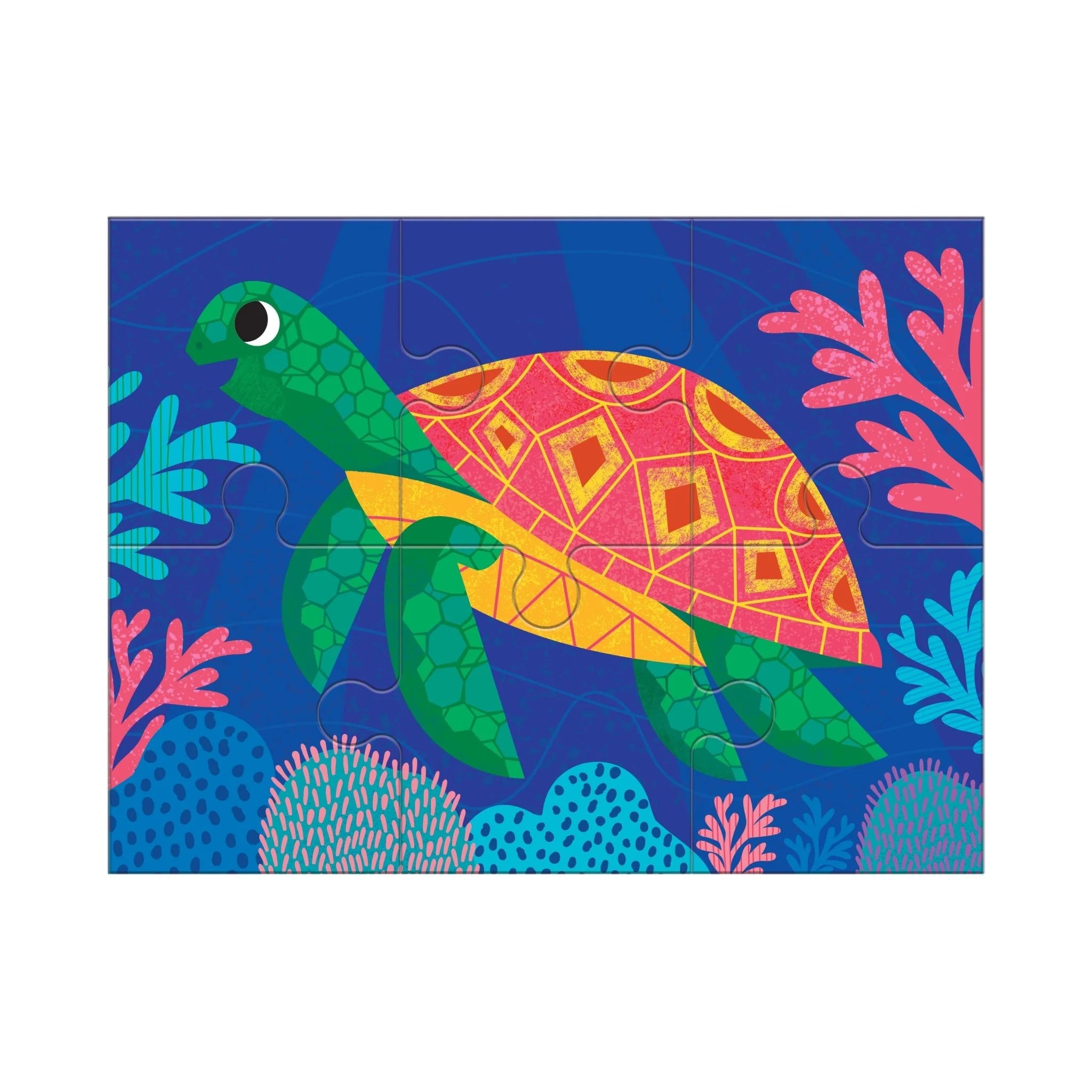 Mudpuppy 4-In-A-Box Puzzle Set: Ocean Friends