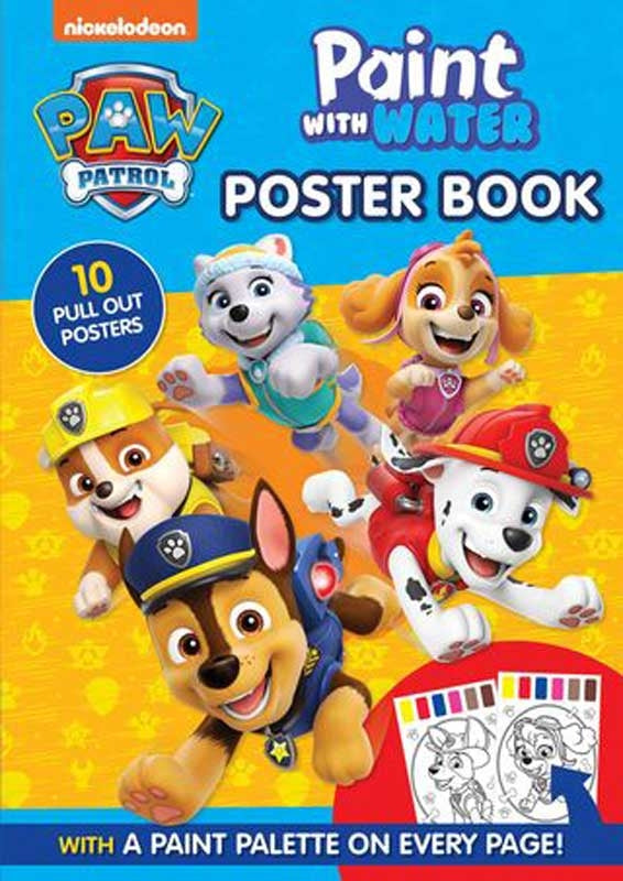 Paw Patrol: Paint With Water Books