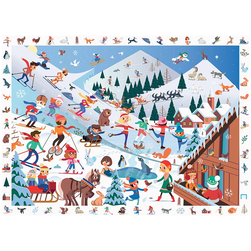 Sentosphere Calypto Puzzle 100pc Sports d'Hiver (Winter Sports)